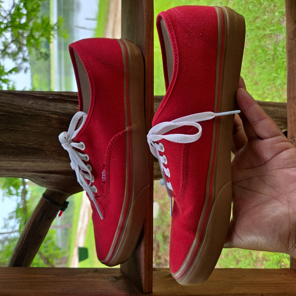 Vans Chili Pepper Red Gumsole Skate Sneaker Mens 11 - Picture 4 of 12